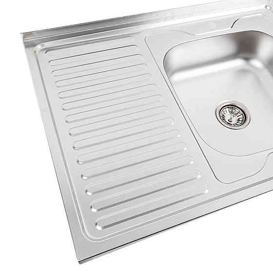 VALESO Кухонна мийка з нержавіючої сталі Valeso 8060 R ДЕКОР (0,7/160 мм) Киев