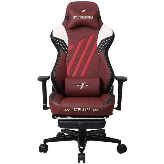 Крісло для геймерів 1stPlayer Duke Black White Red ( 10188 ) Харків