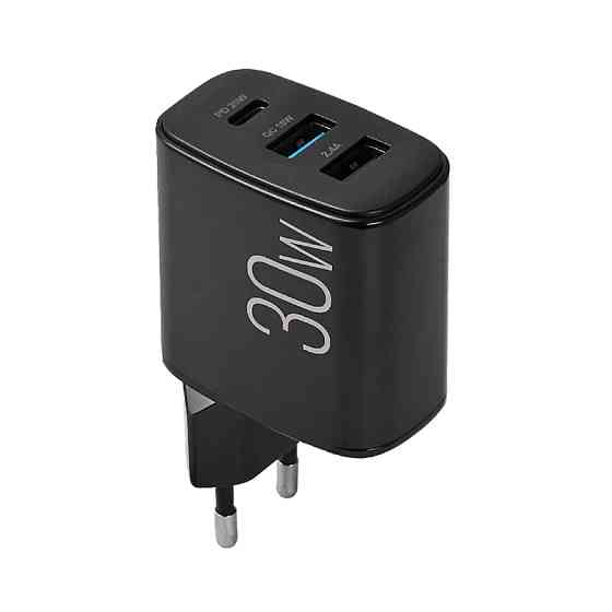 Сетевое зарядное устройство Brevia ePower PD20W+QC18W+12W черный Львов