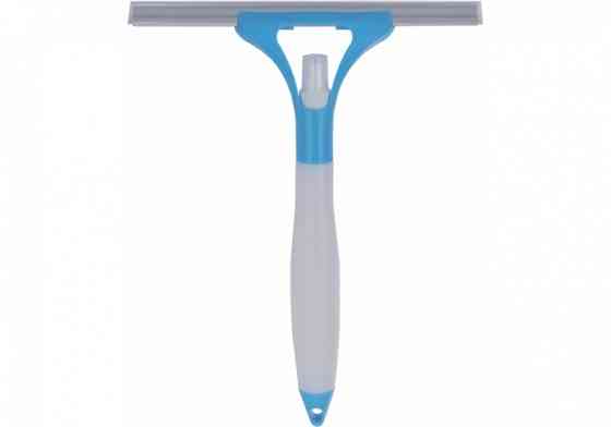 Швабра для окон с пульверизатором (голубой) Винница