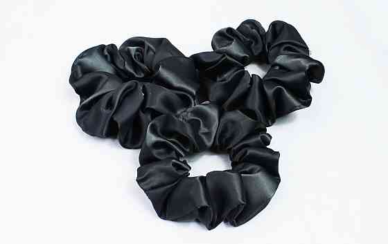 Набір гумок для волосся атласний Графітовий Харків