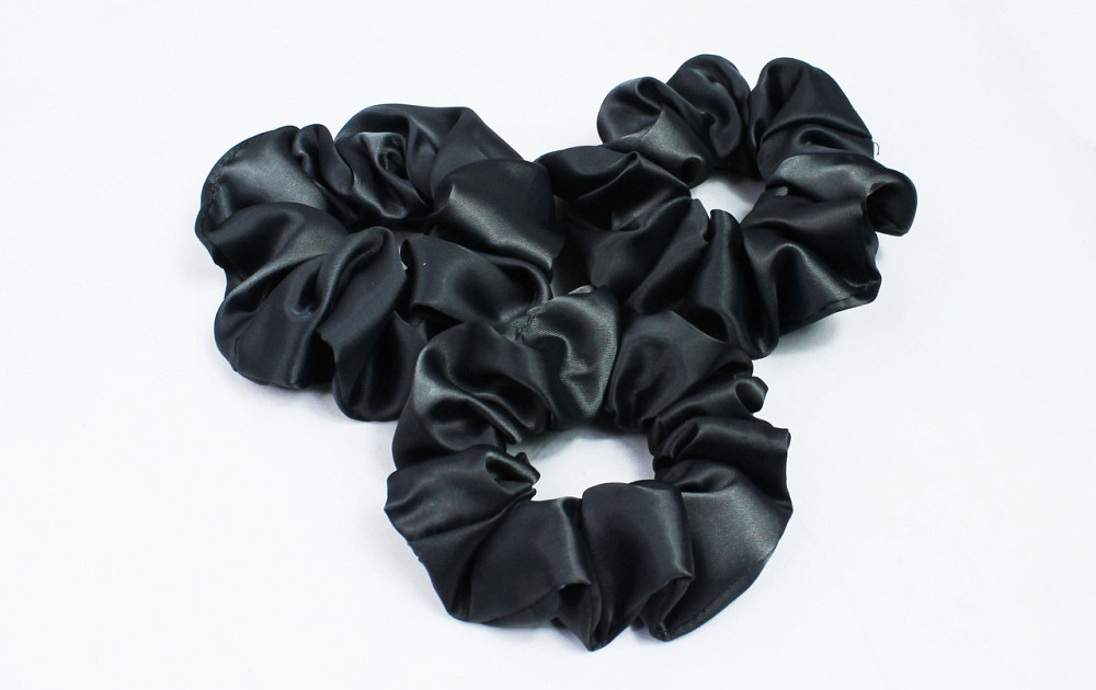 Набір гумок для волосся атласний Графітовий Харків - фото 2