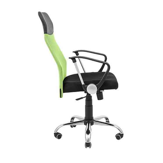 Офисное кресло руководителя Richman Ultra Хром M1 Tilt Черно-зеленый Киев