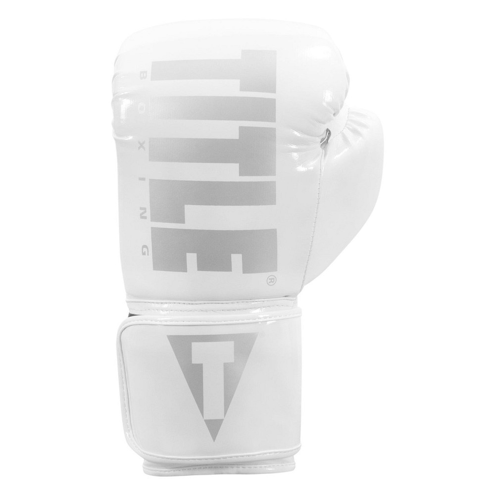 Боксерські рукавиці TITLE Boxing Inferno Intensity Elastic White 18 oz (капа в комплекті) Кам'янське - фото 6