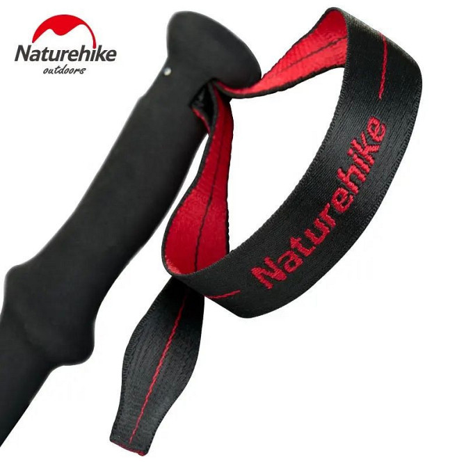 Трекінгова палиця 3-секційна Naturehike ST06 NH17D006-D, срібляста Киев - изображение 2