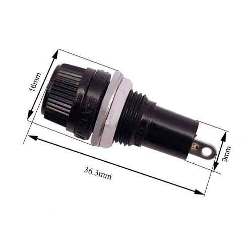 Держатель предохранителя 5x20мм 10шт монтажный на панель для крепления предохранителя Киев