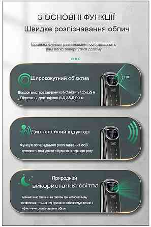 Дверной замок 919 со сканером отпечатка пальцев (955775334) Киев