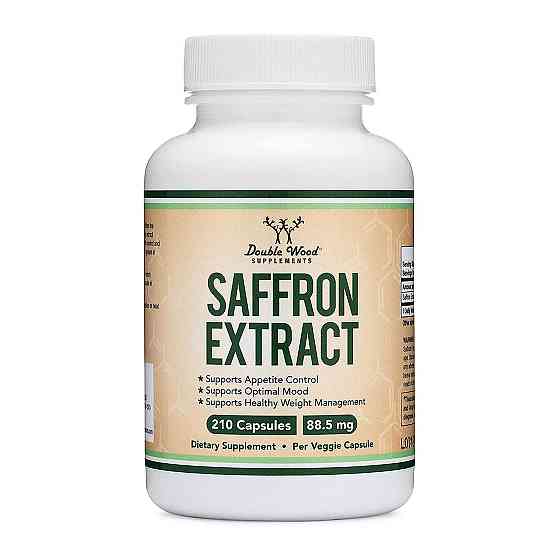 Екстракт шафрану Double Wood Saffron Extract 88.5 mg, 210 capsules Луцьк