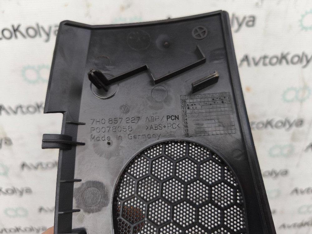 Накладка решітка динаміка в торпедо ліва VW T5 2003-2015 (7H0857227) Ковель - изображение 2
