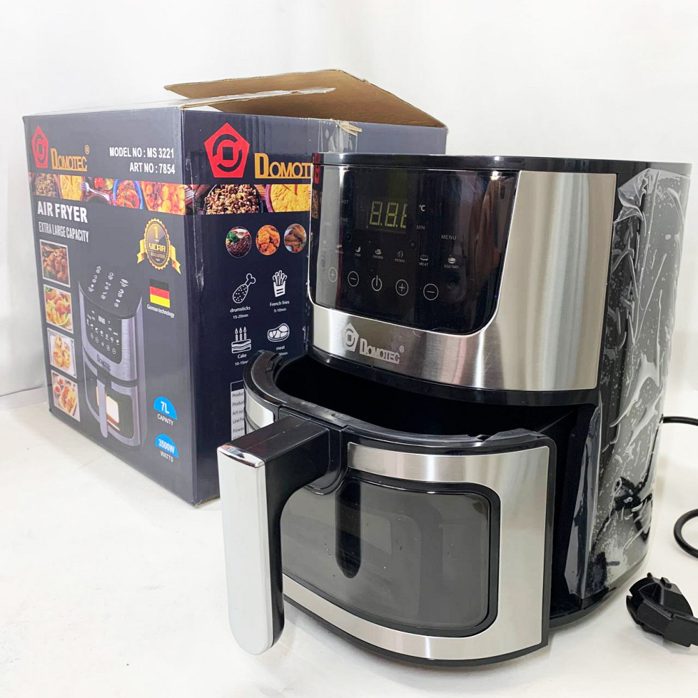 Аэрофритюрница-мультипечь для дома Domotec MS-3221 3500 Вт 7 л, Фритюрница для общепита QI-71 Львов - изображение 7