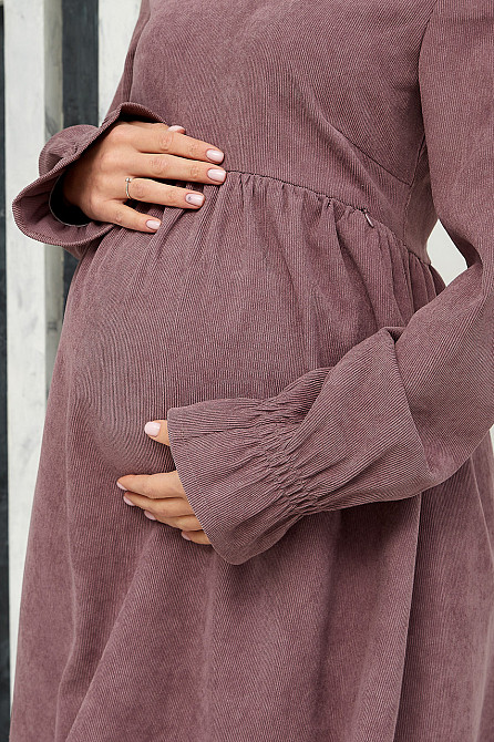 Сукня із мікровільвету для вагітних та годуючих мам Lille S (42) Lullababe Рожевий Кривий Ріг - фото 5