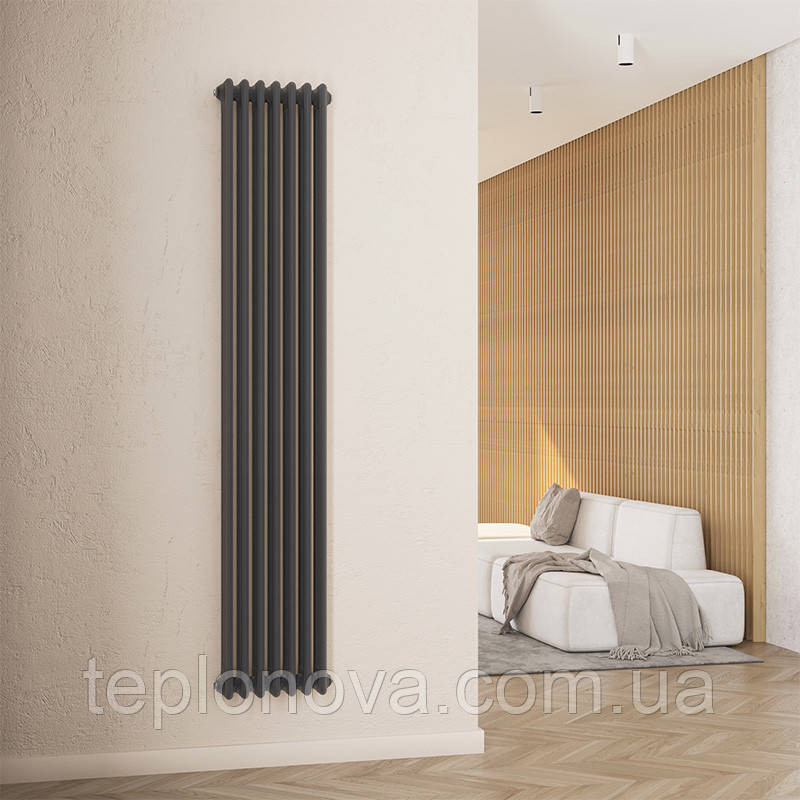 Дизайнерський радіатор 1800/335 (мм) антрацит IDEALE VIOLA (бічне підключення) 13 7/1800/335 Чернівці - фото 5