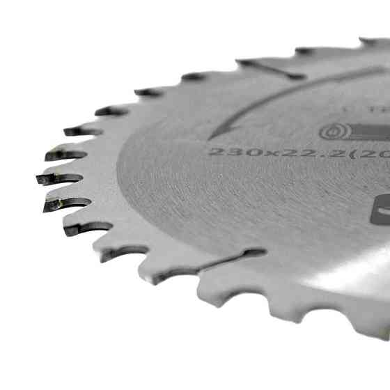 Диск пильный по дереву с твердосплавными напайками Ø230×22.2 (20)×40Т, 6000об/мин GRAD (1958445) Ровно