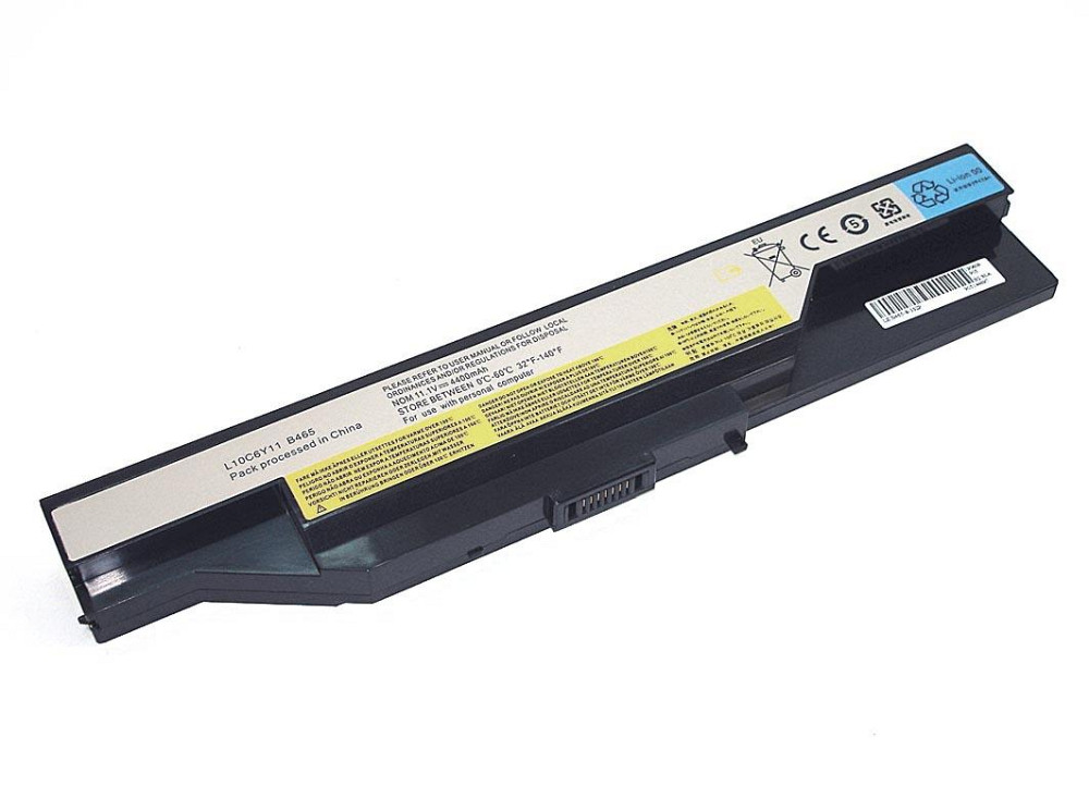 Аккумулятор для ноутбука Lenovo 3ICR19/66-2 Ideapad B465 11.1V Black 4400mAh OEM Вінниця - фото 1