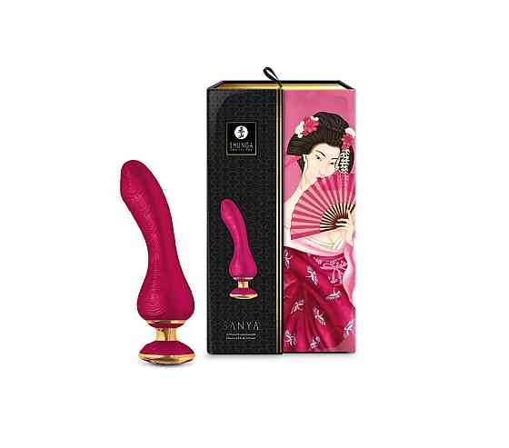 Вибратор для точки G Shunga Sanya Raspberry, гибкий ствол Sex Aura Киев