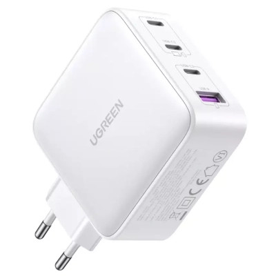 Зарядное устройство Ugreen 4xUSB 100W (3хUSB-C+USB-A) Gan white CD226 (15337) Винница - изображение 3