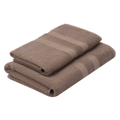 Рушник Ardesto набір махрових Splendid 50х90 см, 70х140 см, 2шт, 100% бавовна, бежевий (ART2359BE) Вінниця - фото 2