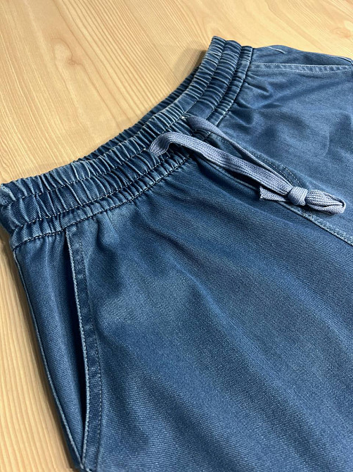 Шорты женские джинсовые Kenalin 460-4 тенсель тонкие короткие на резинке синие, синий, 2XL, 2XL, 90 см, 120 см Киев - изображение 18