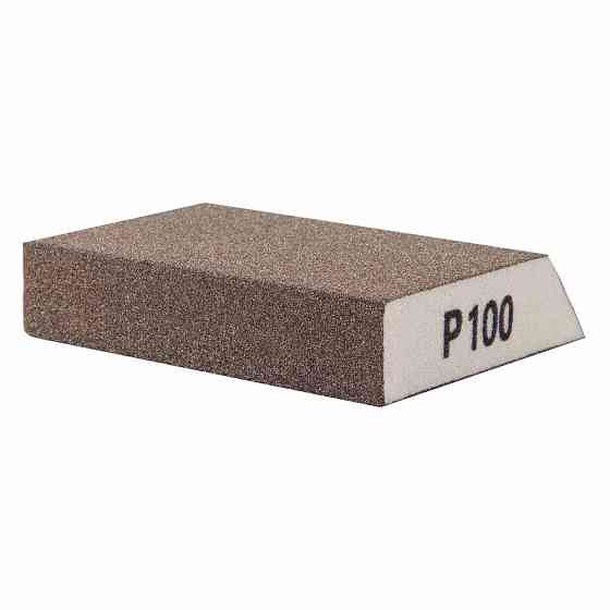 Губка шліфувальна чотиристороння кутова 110×90×25 мм P100 SIGMA (9130461) Київ