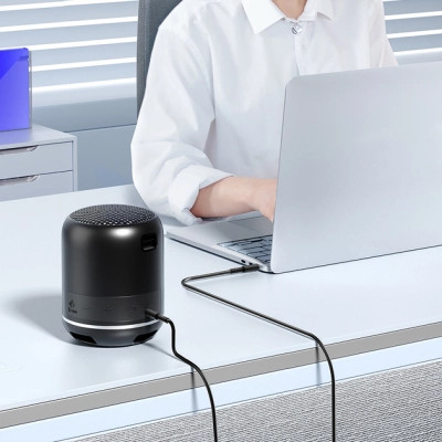 Кабель мультимедійний 3.5mm M to 3.5mm M 1.0m black XO (NB-R271.black) Вінниця - фото 3