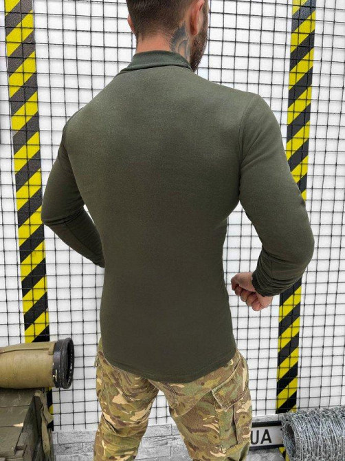 Гольф с начесом олива мужской теплый Одесса - изображение 10