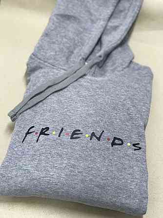 Толстовка- худи унисекс с надписью - 