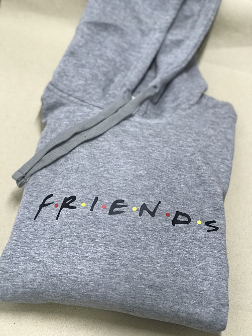 Толстовка- худі унісекс з написом "Friends". Чернівці - фото 2