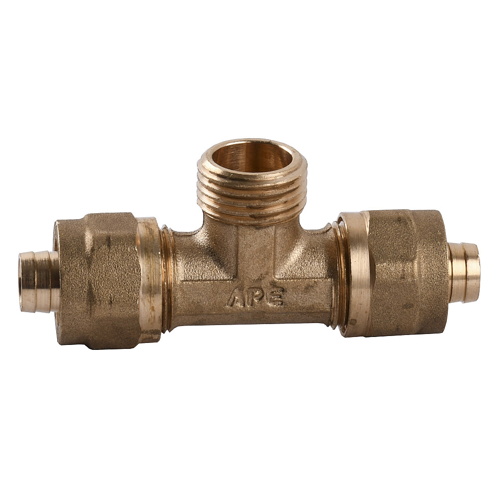 Трійник із зовнішньою різьбою APE ITALY 733 L 16x1/2″x16 Тернопіль - фото 2