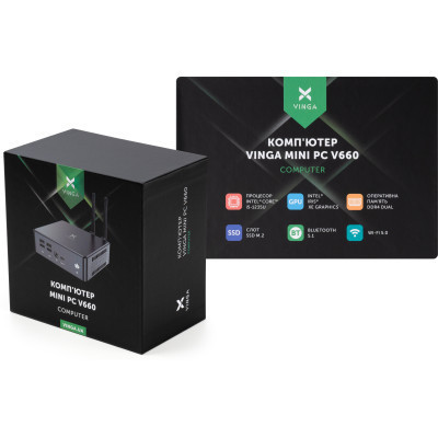 Комп'ютер Vinga Mini PC V660 (V6601235U.16512W1P) Вінниця - фото 3