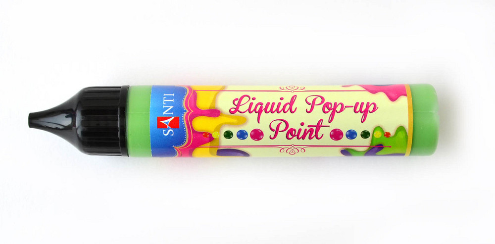 ЗD-гель "Santi" 741246  "Liquid  pop-up gel" зелений, шт Київ - фото 1