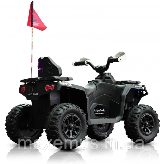 Детский электроквадроцикл Spoko SP-918 Черный (12V, 2 мотора, с пультом ДУ и Bluetooth) на аккумуляторе для детей от 3 лет Мостиска - изображение 10