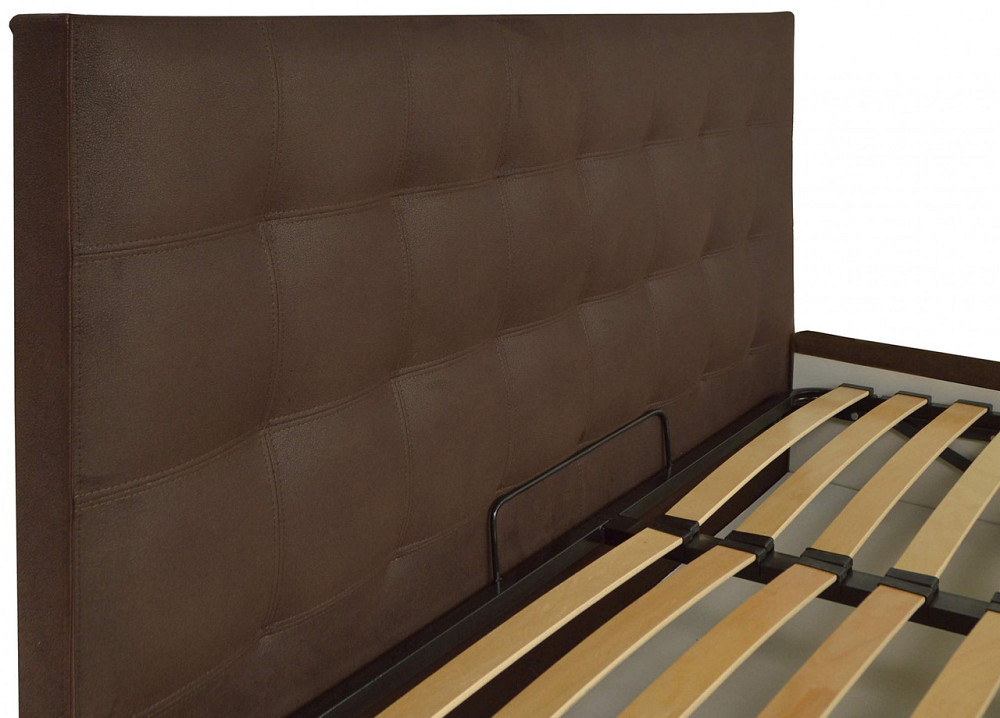 Кровать Chester Comfort 120 х 190 см Suarez 1010 С подъемным механизмом и нишей для белья Коричневый Киев - изображение 9