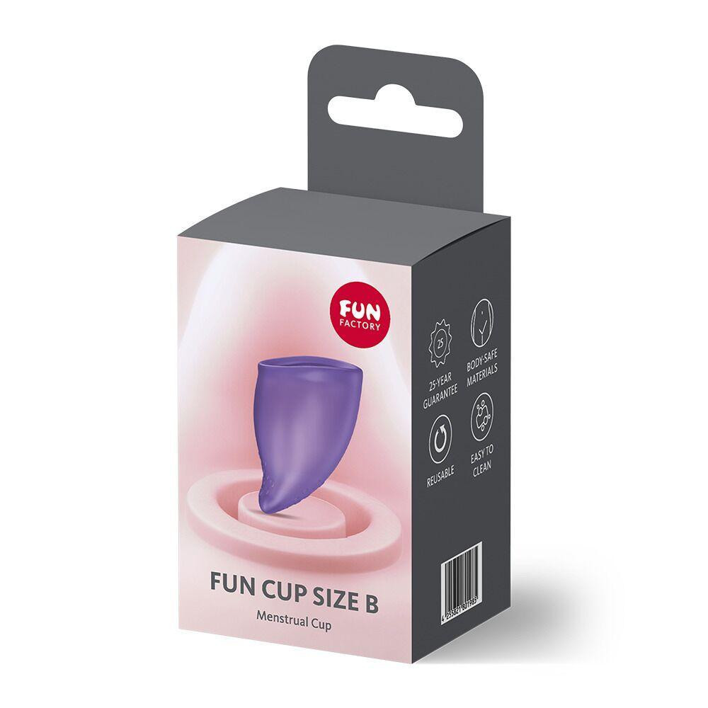 Менструальная чаша Fun Factory FUN CUP SIZE B Black Currant, многоразовая, диаметр 4,3 см, объем 30 мл Sex Aura Киев - изображение 5