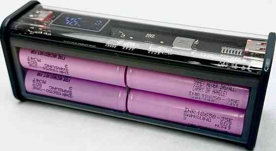 Павербанк 28000 mAh. 22 W зі швидким заряджанням, прозорий корпус. Київ