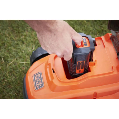 Газонокосарка Black&amp;Decker акумуляторна 36 В, 2.5 Ач, 32 см, 2 АКБ та ЗП (BCMW3336L2) Вінниця - фото 8