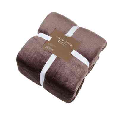 Плед Home Line флисовый темный шоколад 150х195 см (183200) Винница