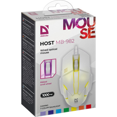 Мышка Defender Host MB-982 USB White (52983) Винница - изображение 3