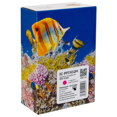 Картридж Barva Canon PFI-102M (0897B001) 130 мл, magenta (IC-PFI102M) Винница - изображение 1