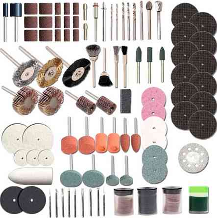 Набір шліфувальних насадок для гравера, дримера, бормашини Dremel Hilda 9423, 248 шт. Винница