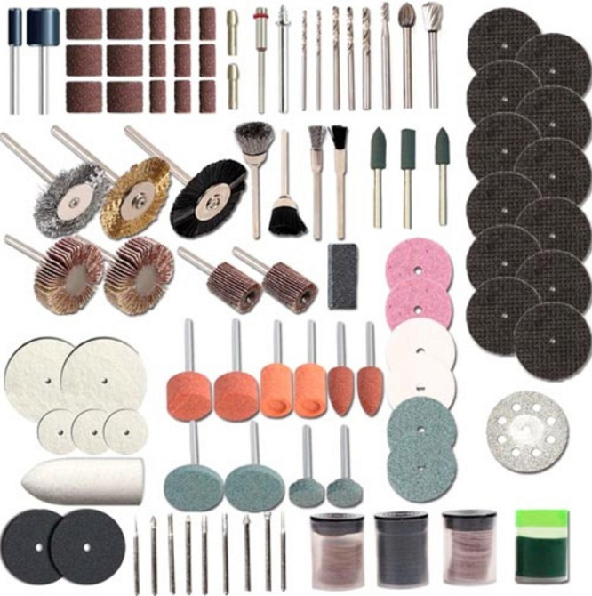 Набір шліфувальних насадок для гравера, дримера, бормашини Dremel Hilda 9423, 248 шт. Винница - изображение 1