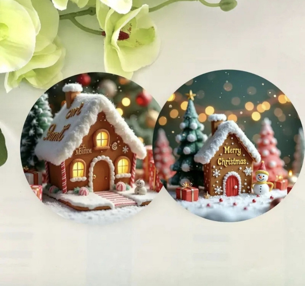 Комплект різдвяних підставок під чашки 6 шт №4 Сміла - фото 3