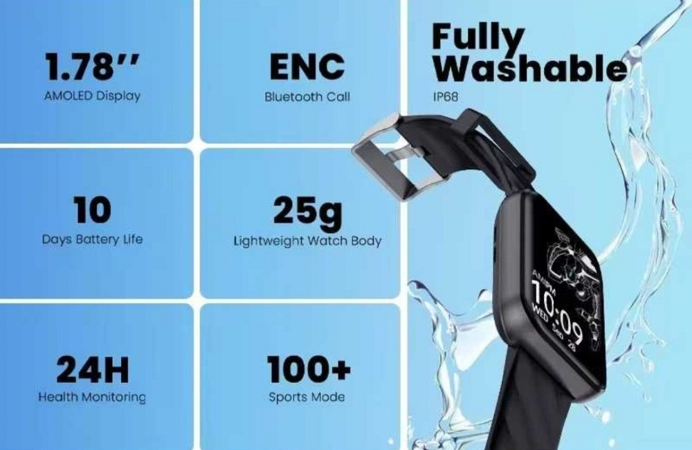 Смарт-годинник Black Shark GT (Глобальна версія) AMOLED 1.78'' BT 5.2. Харків - фото 3