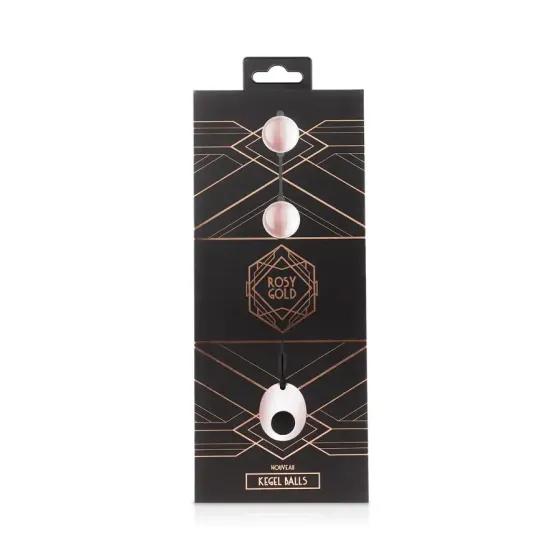 Металеві вагінальні кульки Rosy Gold - Nouveau Kegel Balls, маса 376 г, діаметр 2,8 см Львов