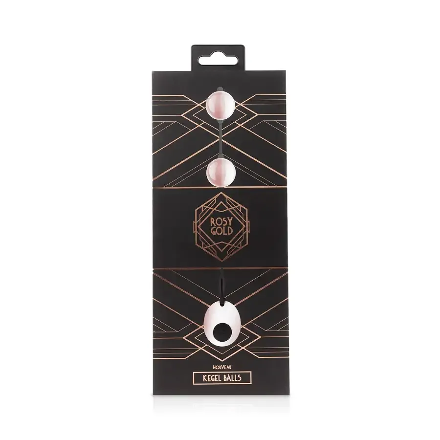 Металеві вагінальні кульки Rosy Gold - Nouveau Kegel Balls, маса 376 г, діаметр 2,8 см Львов - изображение 4