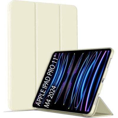 Чехол для планшета Armorstandart Tri Fold Soft TPU Silicone Apple iPad Pro 11" M4 2024 Beige (711745) Винница - изображение 1