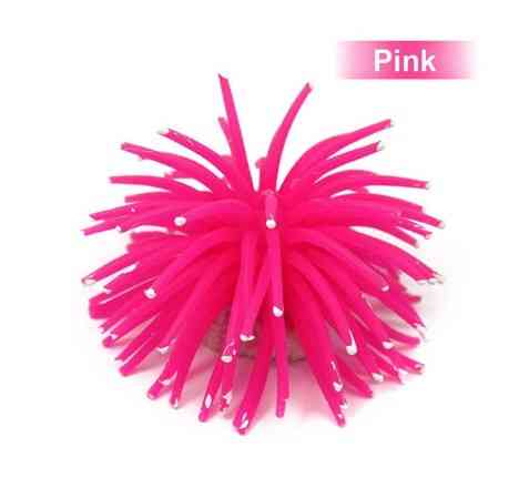 Декор для акваріума Морський їжак 7 см рожевий Київ