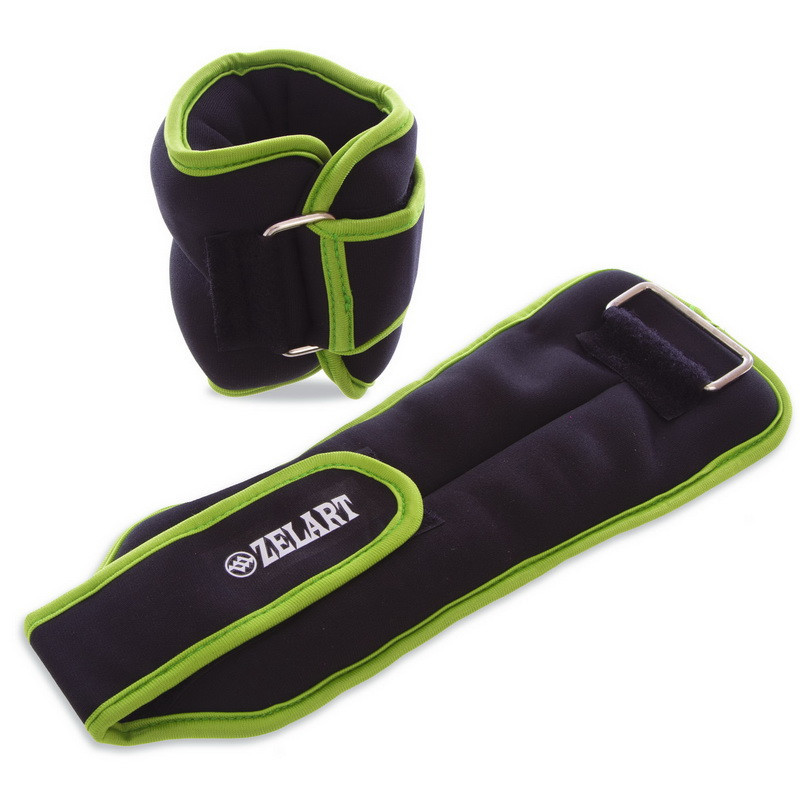 Утяжелители-манжеты для рук и ног Zelart FI-5732-2 2x1кг Вишнёвое - изображение 7