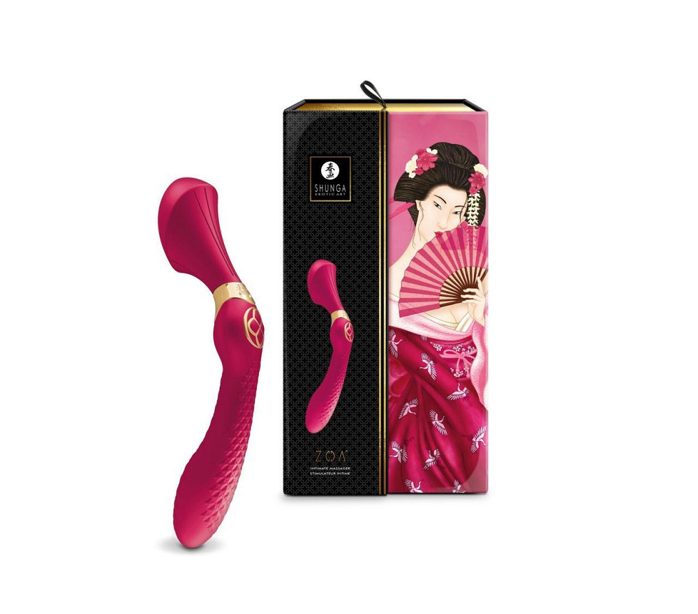 Вибромассажер Shunga Zoa Raspberry, двусторонний Sex Aura Киев - изображение 10
