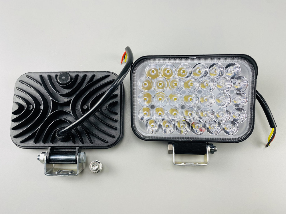 Фара LED прямокутна 99W ближнє і дальнє світло 33 led діода 6500K робоча фара Мукачево - фото 10