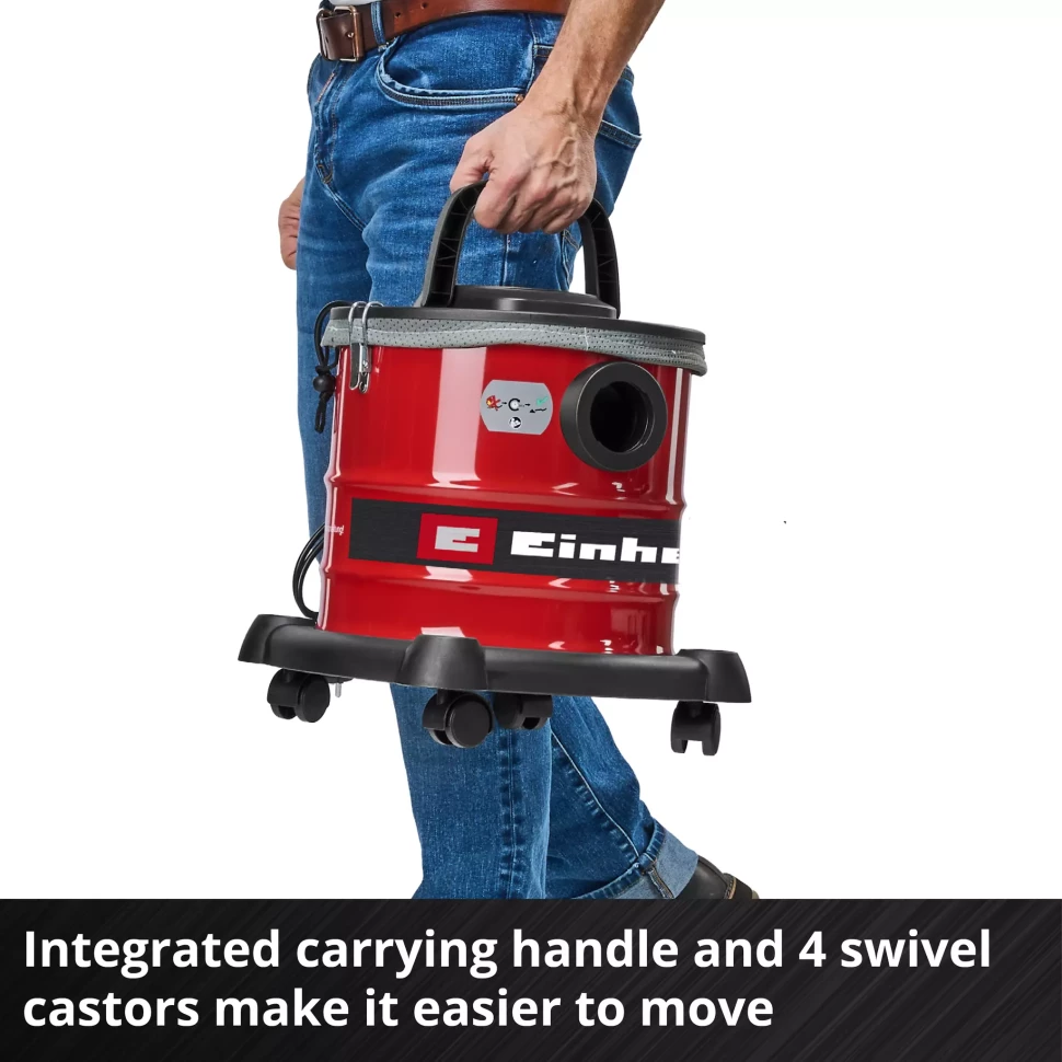 Потужний пилосос для збору золи Einhell TC-AV 2032 DW : 850 Вт, 20л (2351667) Київ - фото 4